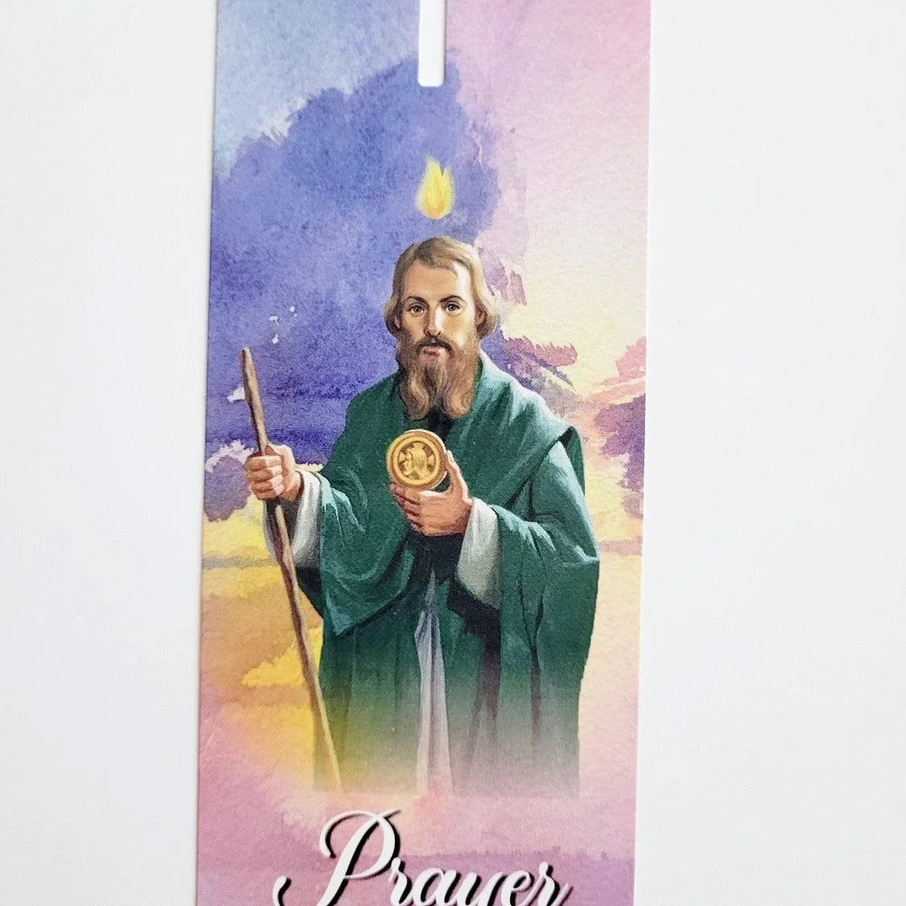 Prayer to Saint Jude Bookmark, plastic cutout cross, St. Jude Shrine, SJS0324-PF